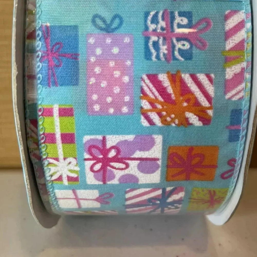 Kirkland Signature Glitter Gift Wrap Ribbon, Brand New 50 Yard Spool